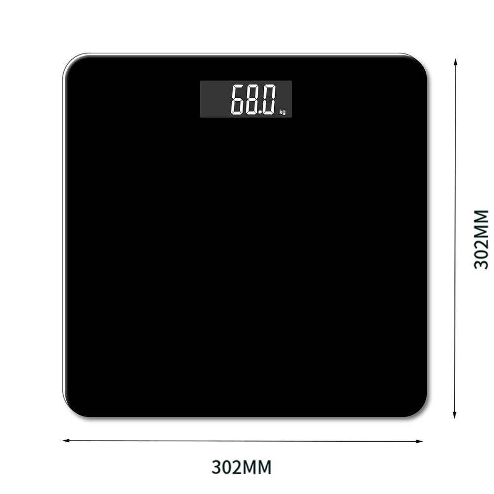 Oppel Star Hotel Room Scale Bathroom Scale Black Tempered Glass Electronic Scale bathroomscale