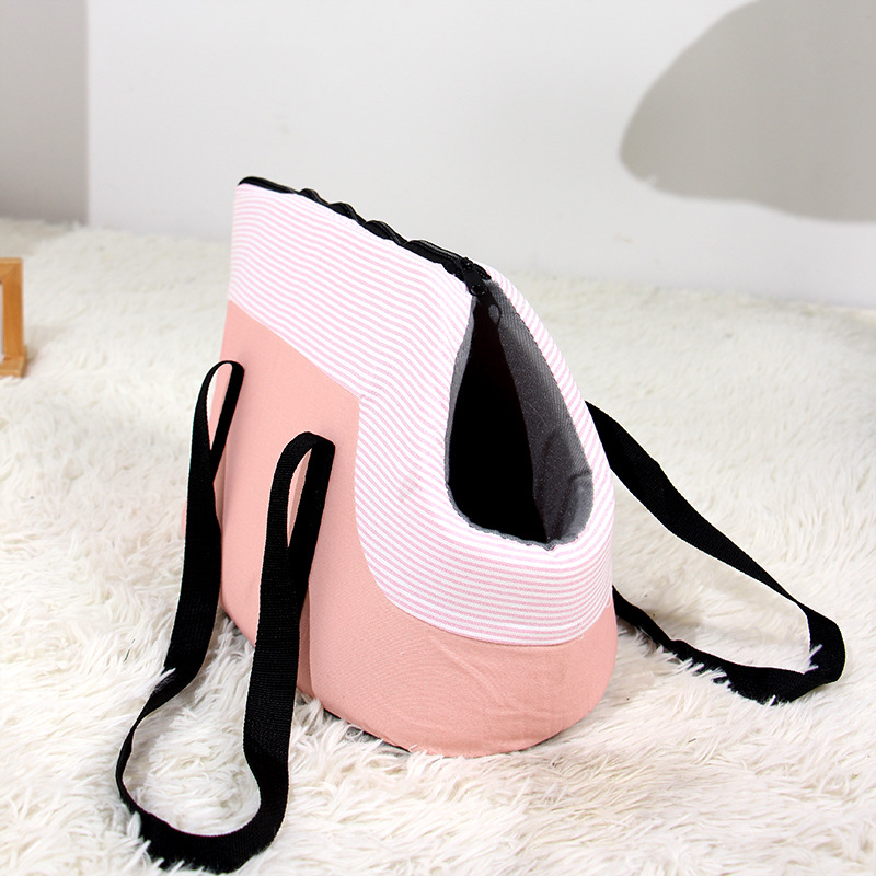 Simple Style Pet Shoulder Backpack Breathable Portable Dog Shoulder Bag Cat Crossbody Removable and Washable Bag Wholesale