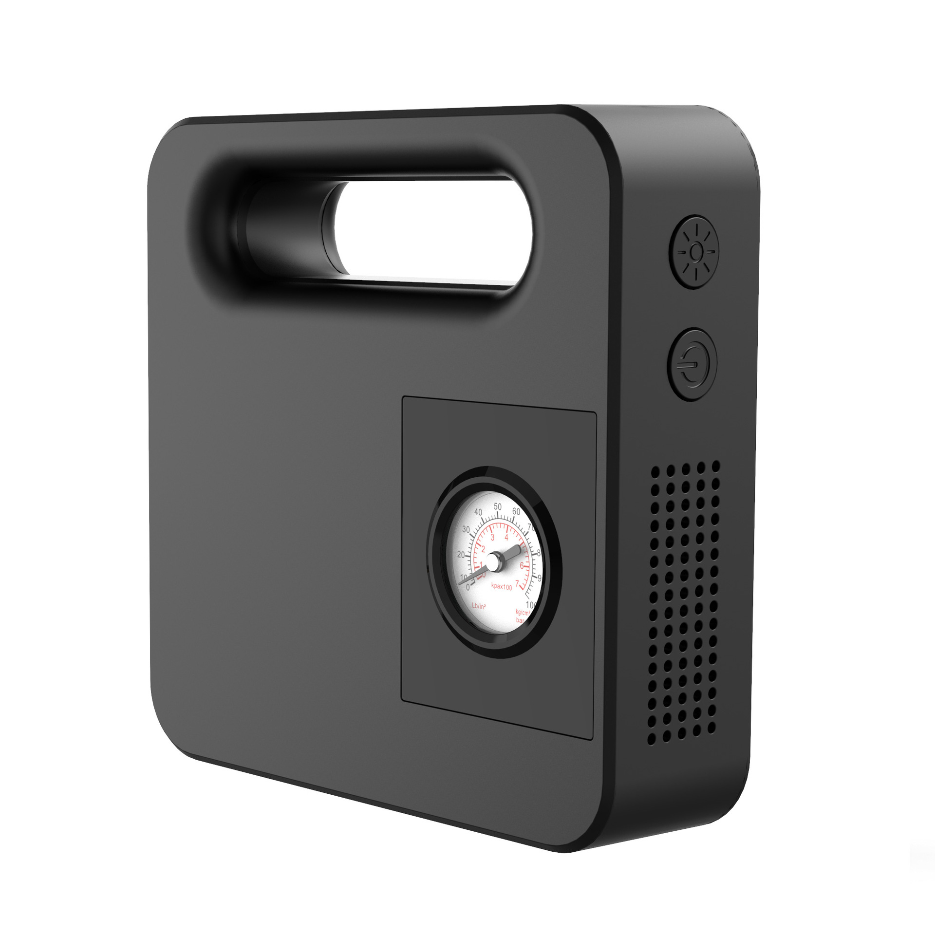 Car air pump intelligent digital display Portable 12V car multi-function portable air pump tire pressure detection LED