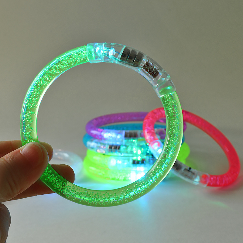 ストリートストールおもちゃアクリル Led 光るブレスレット子供の小さなギフトアイテム発光リストバンドおもちゃ|undefined