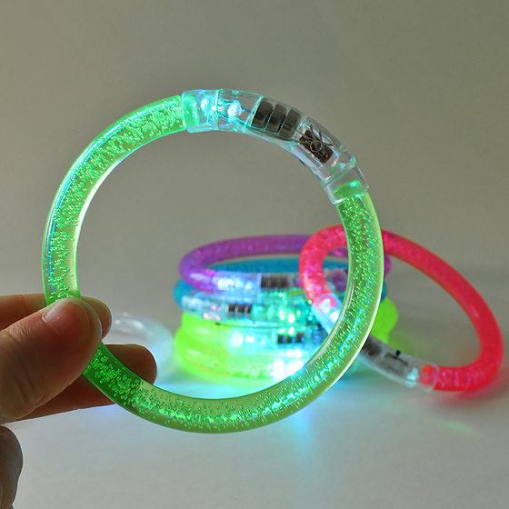 Stall selling toys acrylic luminous bracelet LED luminous bracelet children's small toys gift wholesale manufacturers