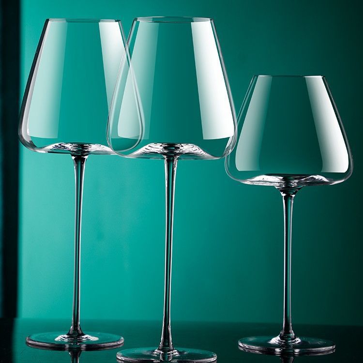 Handmade Crystal Bordeaux Wine Glass Set Household Personalized Luxury High-end Decanter Creative Oversized Goblet