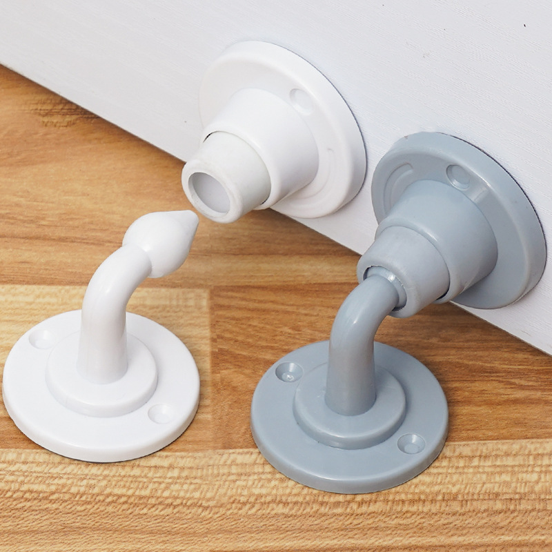 Suction-type silent door stopper silicone non-perforated door stopper toilet rubber door stopper door top anti-collision door stopper