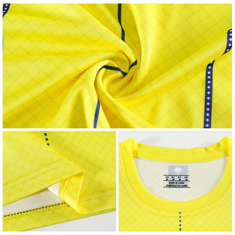 Riyadh victory football uniform suit adult children male outdoor fitness sports C Luo Jersey quick-drying female wholesale