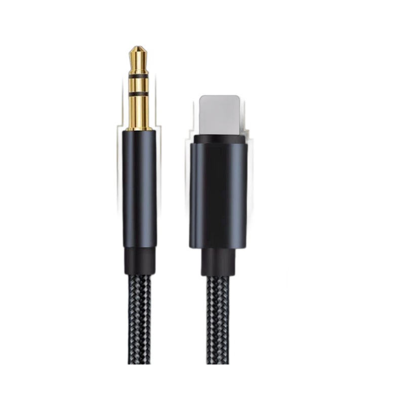 For Apple 14 mobile phone AUX audio cable car iPhone 13 cable speaker audio headset conversion cable