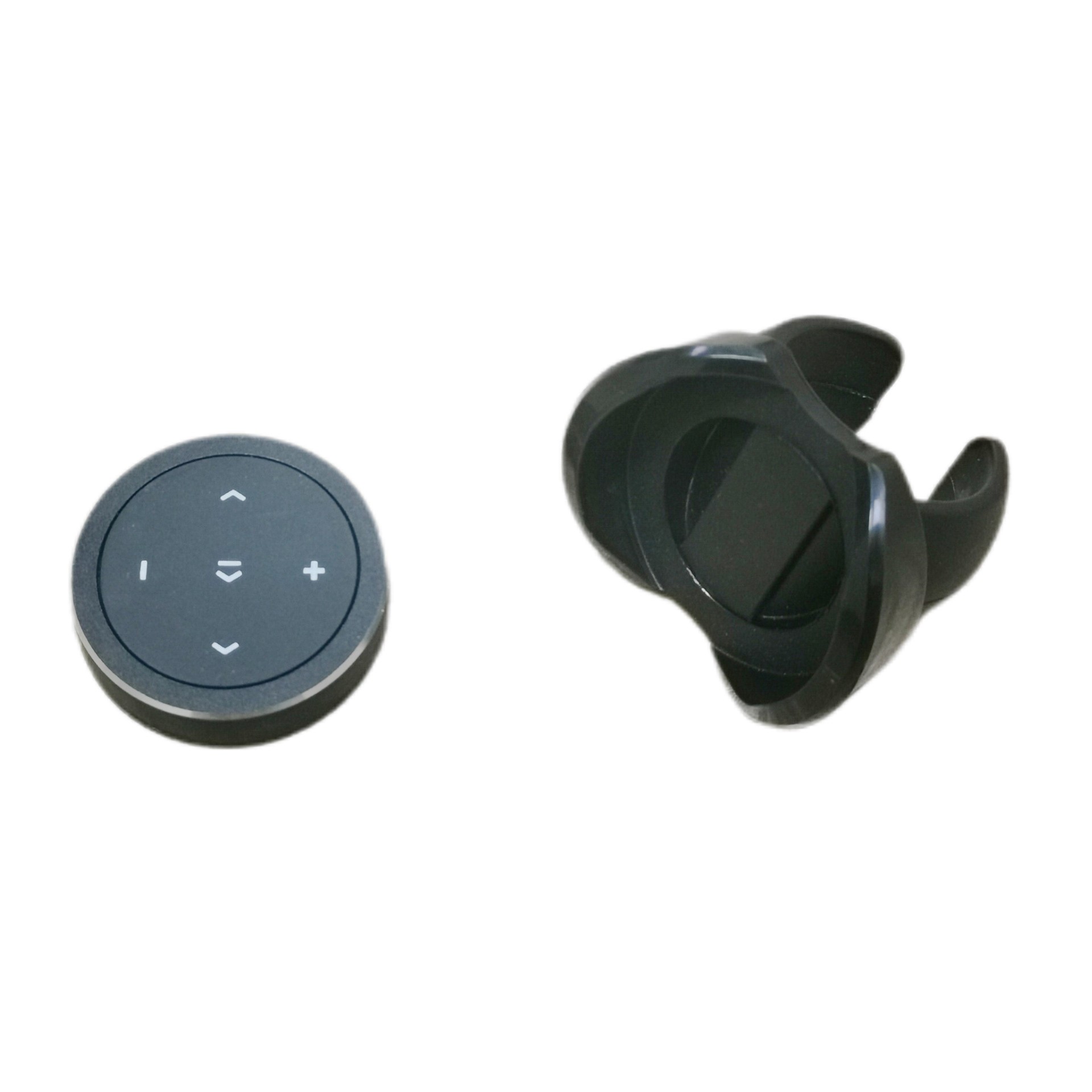 Square control black + with bracket