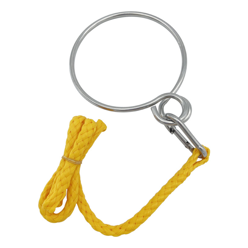 Stainless steel pull anchor ring suit factory direct supply marine accessories pull anchor ring sleeve 6MM anchor ring rope/hook yacht accessories