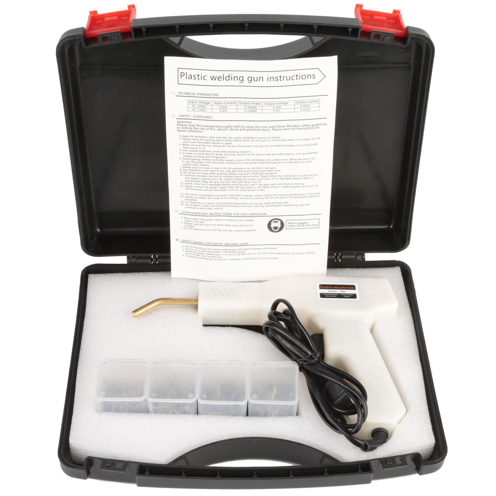 Car bumper welding gun plastic bumper repair machine welding nail welding rod plastic welding machine hot melt gun