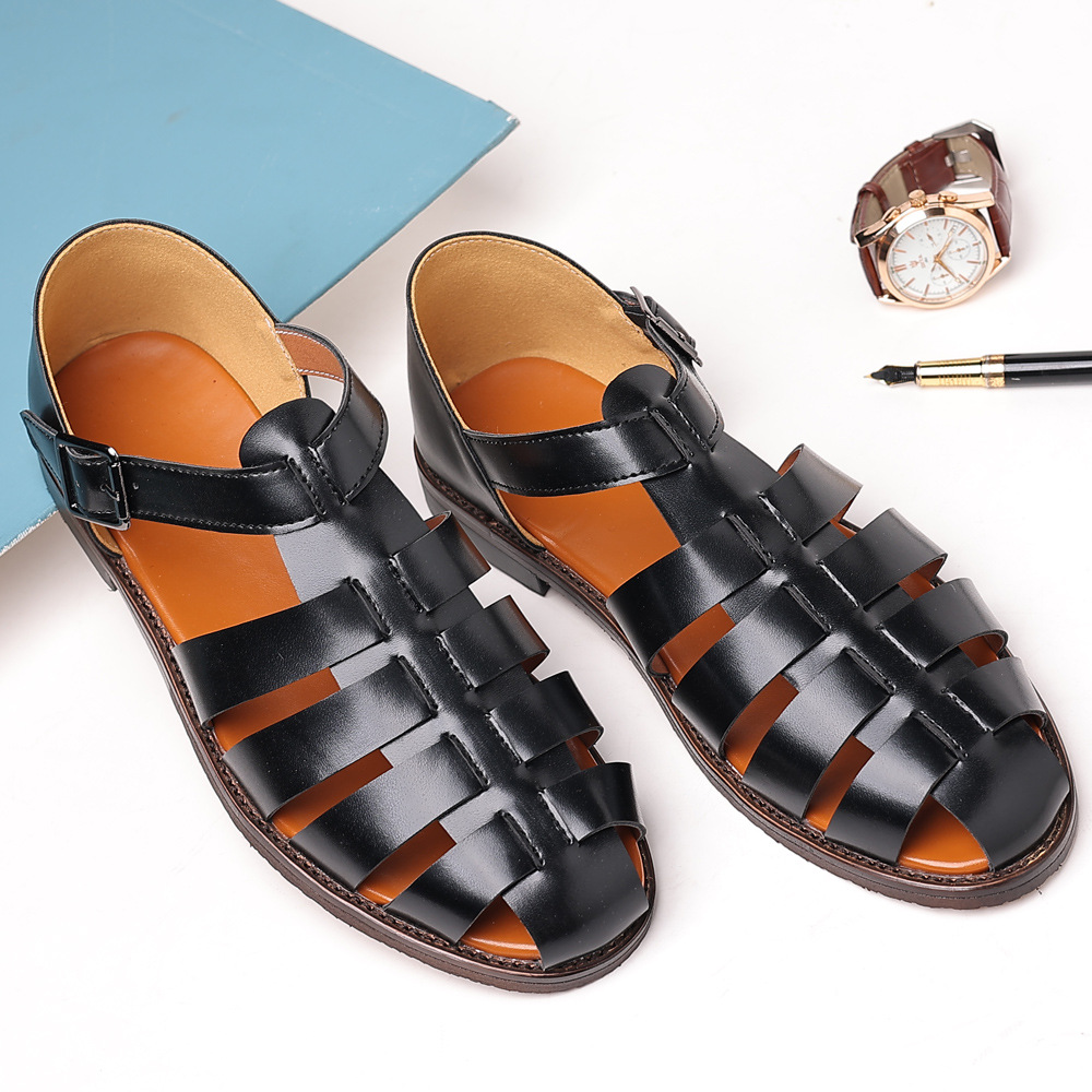 Large Size Men's Shoes 2023 Summer New Casual Sandals Men's Fashion Trendy Roman Shoes Cross-border Foreign Trade Shoes 9985