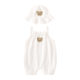 Newborn baby boys and girls summer thin strap boneless cotton gauze one-piece romper super cute western style romper
