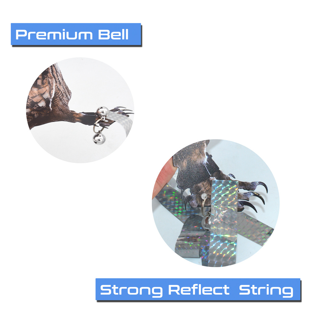 QN001-006 Cross-border Hanging Ornament Owl American Bald Eagle Home Courtyard Garden Decorations Hanging Ornaments
