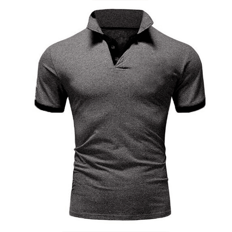 New Summer T-shirt Paul Men's Short Sleeve Top Popular Fashion Polo Shirt (2)