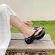 Women's Thick Slippers with Shit Feeling for Outer Wear Summer Korean-style Instagram-style Fairy-style Flip-flops Casual Foreign Trade Slippers