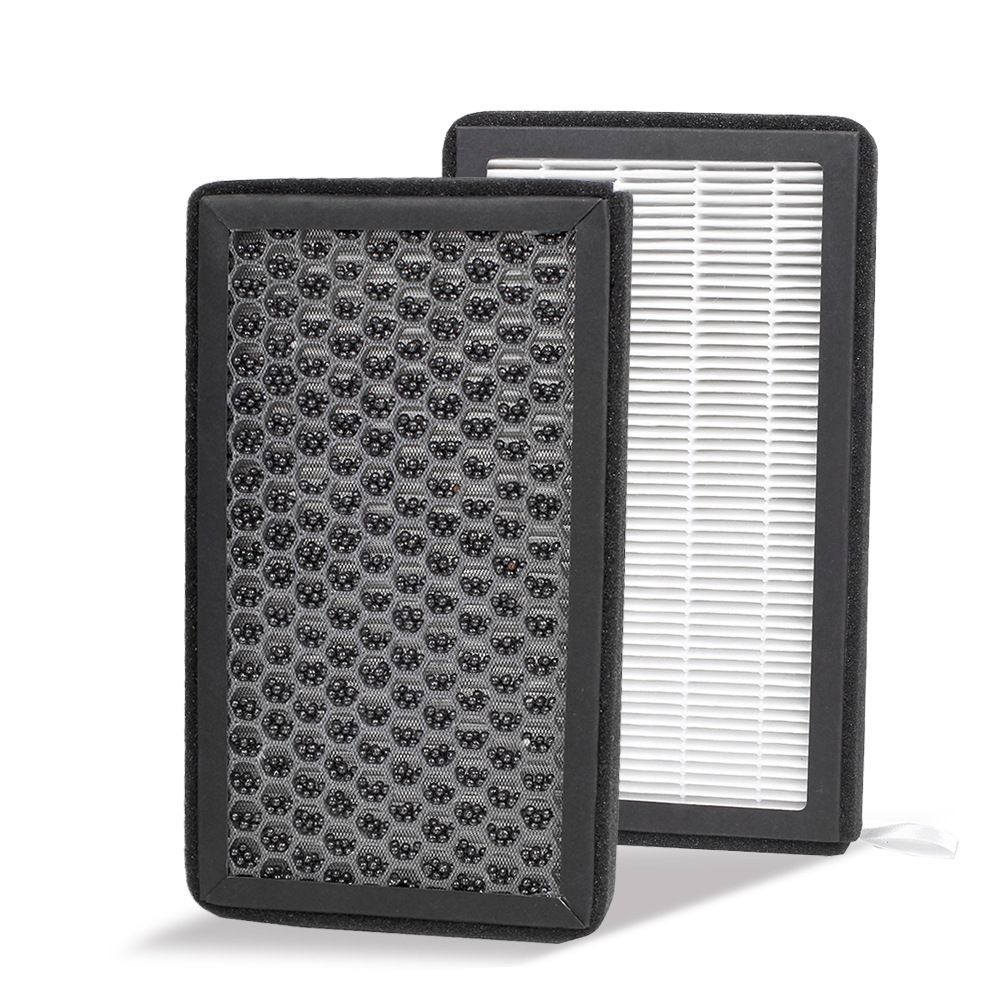 Suitable for Tesla Model3Y air conditioning filter element cotton cn95 deodorization purification filter HEPA activated carbon filter