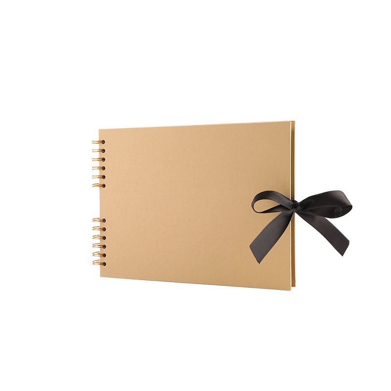 Amazon hot diy album creative horizontal bow storage book suit Polaroid album wholesale manufacturer