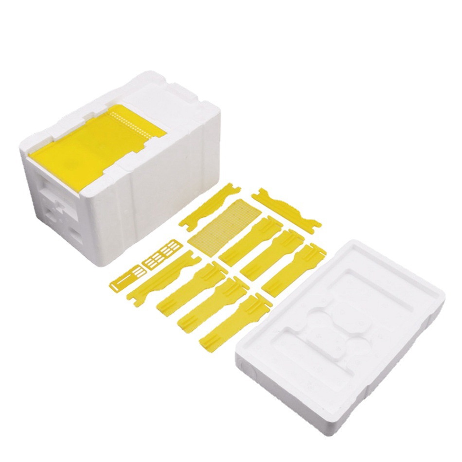 Factory direct single-layer foam beehive Amazon hot cross-border bee delivery box beekeeping tools with King box