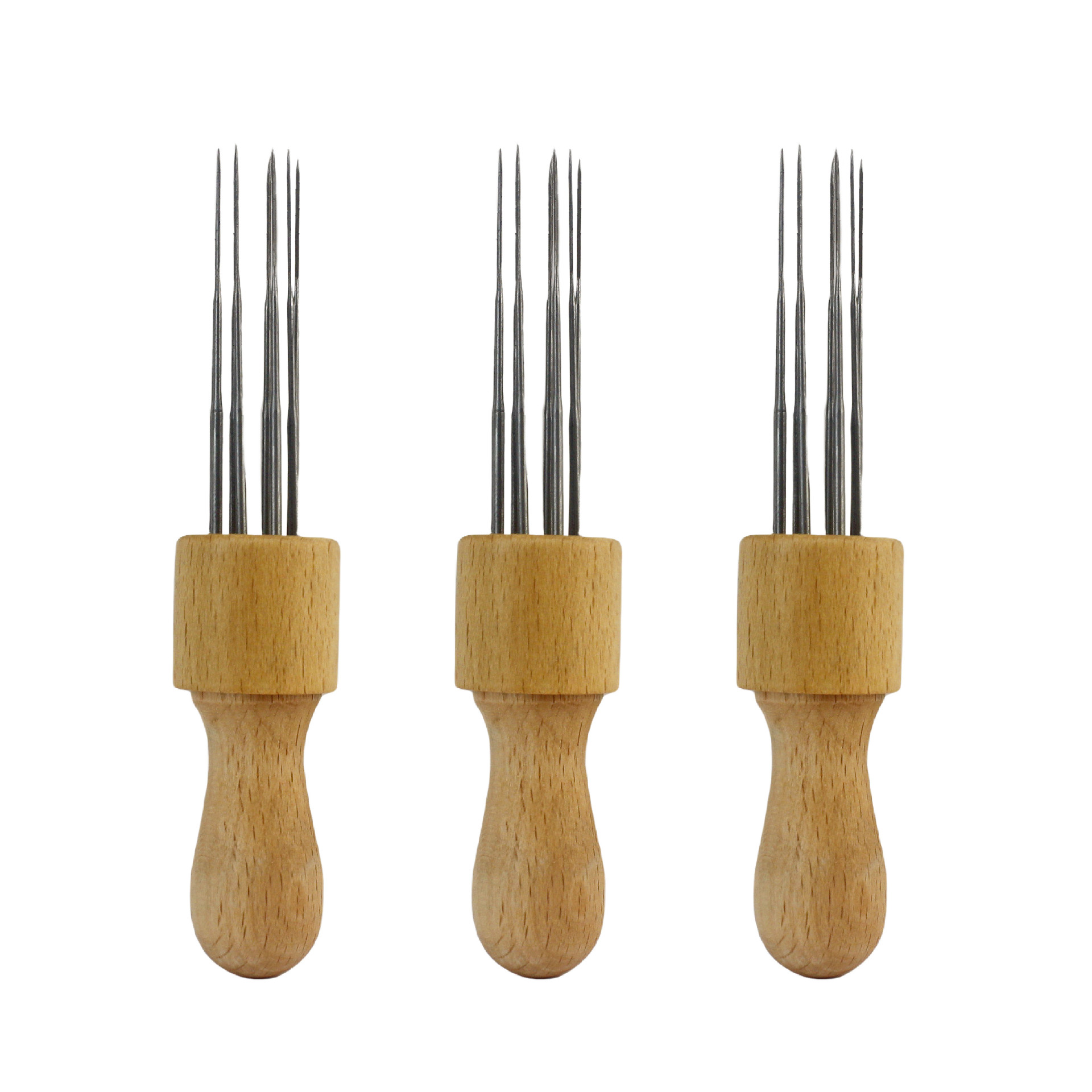 Wool felt poke needle tool eight needle sheep hair ball needle handmade diy tool needle three needle combination