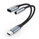 typec to 3.5 Audio + PD Fast Charge
