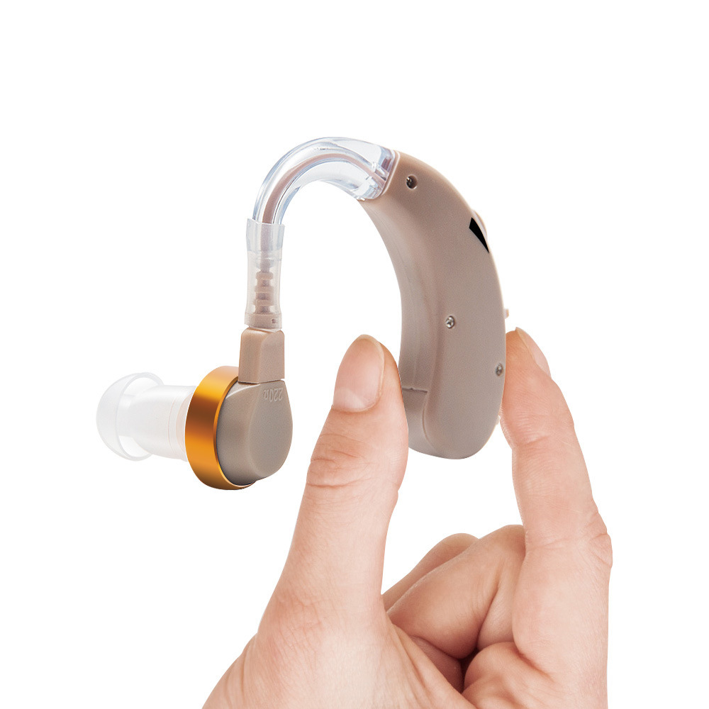 F-138 ear back hearing aid adjustable noise reduction elderly deafness hearing impairment foreign trade best selling English cross-border