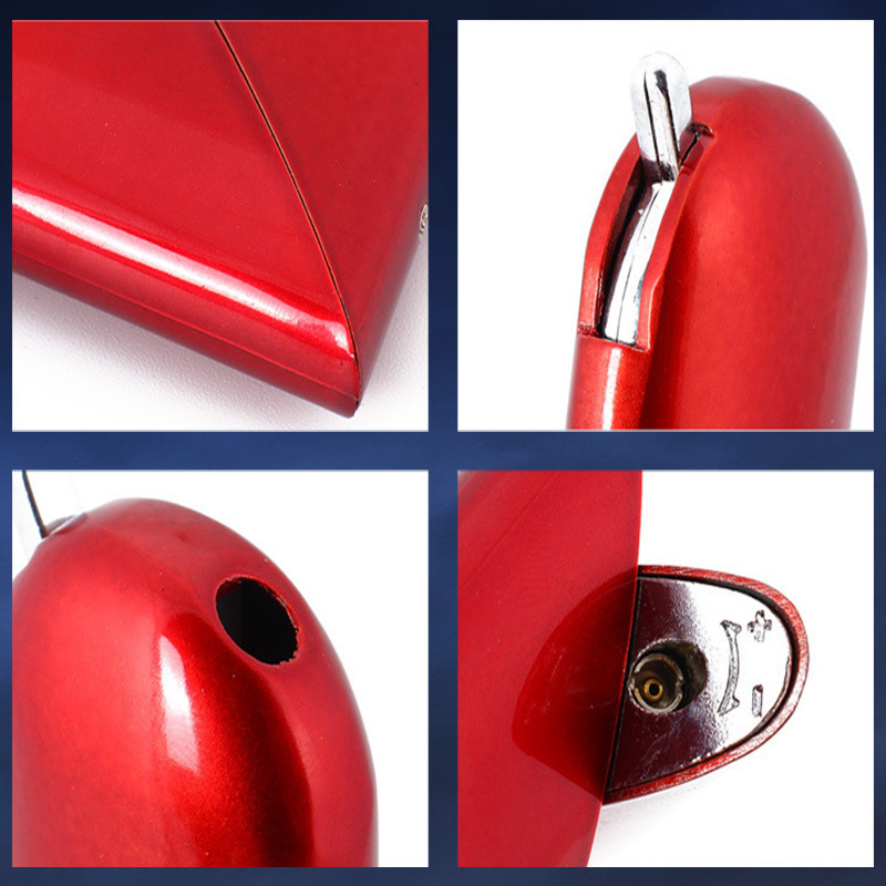 TikTok Internet Celebrity Folding Love Lighter Personality Creative Cigarette Lighter Gift Boyfriend Metal Gift Giving Tide