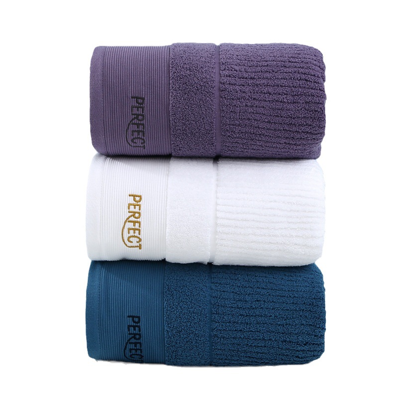 Towel factory wholesale thickened 700g hotel foreign trade bath towel business gifts cotton 32 shares bath towel embroidered logo