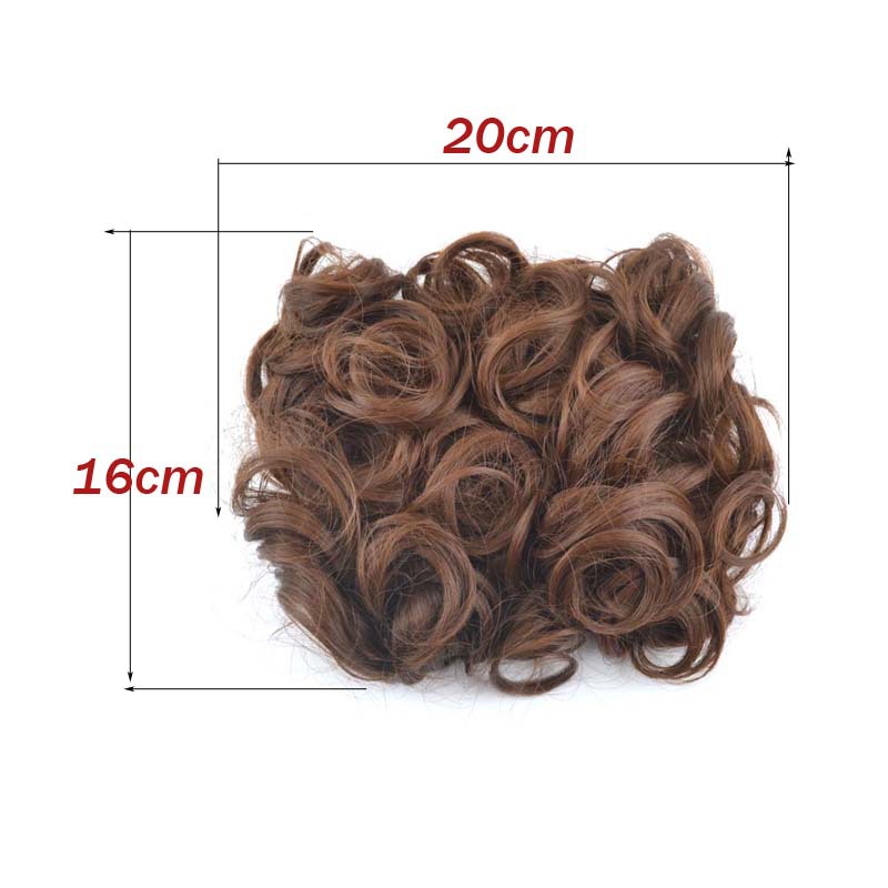 Wig Ball Head Realistic Imitation Chemical Fiber High Temperature Silk Hair Carb Flower Bud Hair Accessories Vintage Pan Hair Accessories