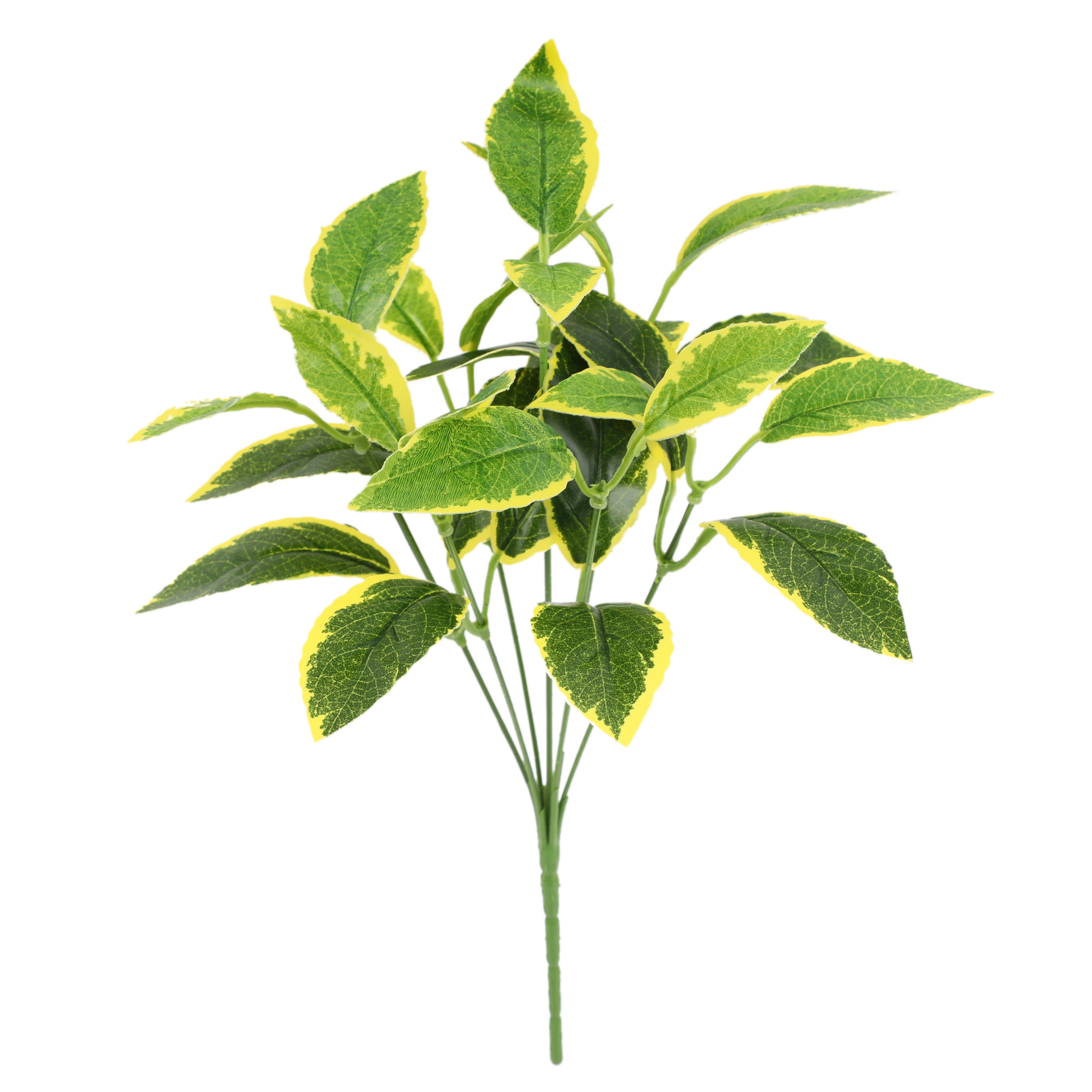 Simulation of green plant wall small leaves bunch of green rose leaf artificial flower matching material landscaping bouquet 