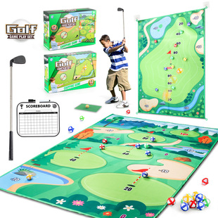 Cross-border 20 children thickened golf game mat set golf clubs indoor outdoor sporting goods