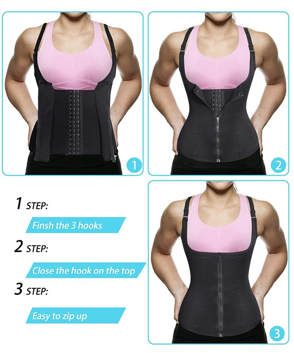 Amazon Cross-border Women's Body Palace Belly Curly Cloth Neoprene Triple Cloth Sweat Vest Shaper