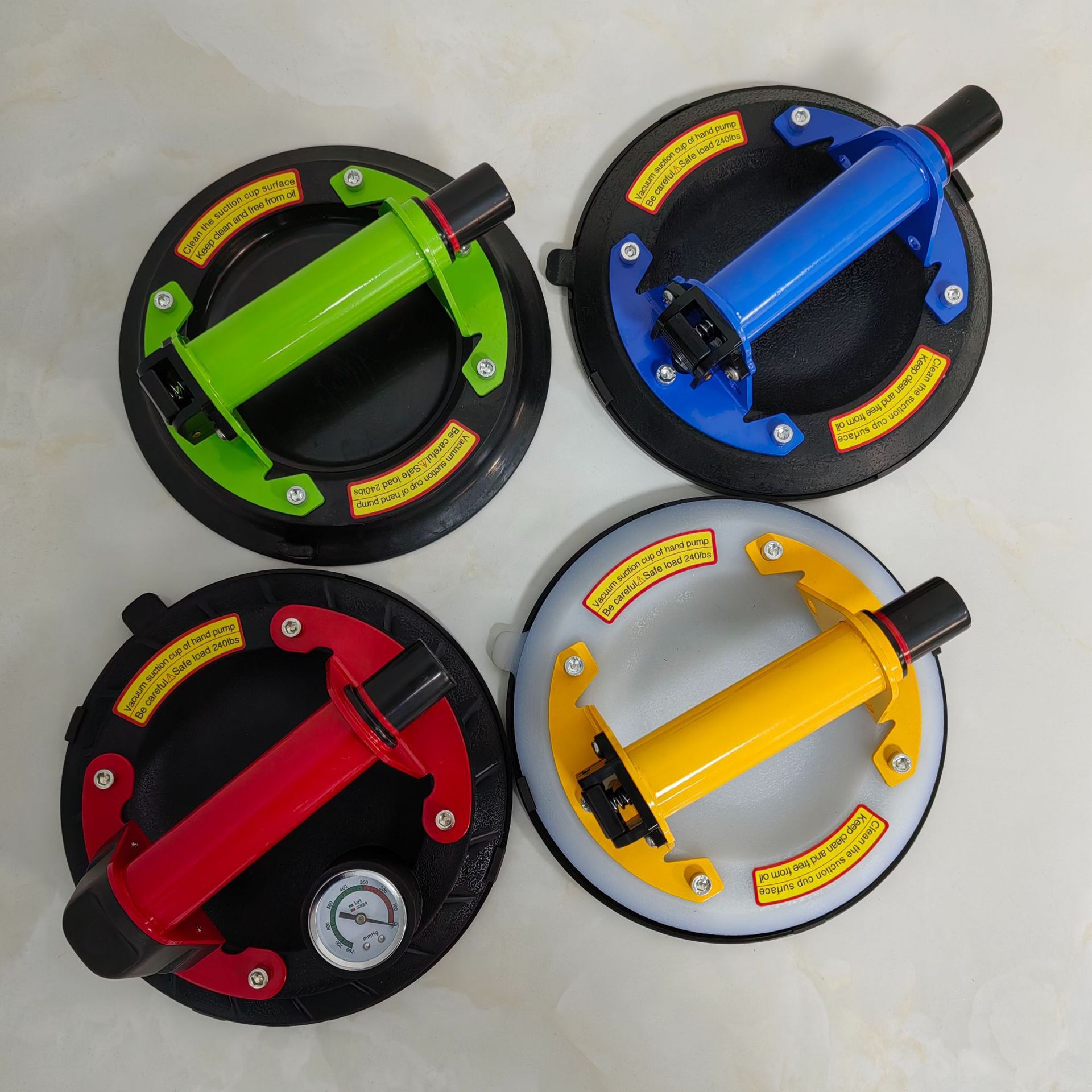 Electric suction cup automatic air supplement 8 inch vacuum air pump glass tile heavy-duty suction and lift device automatic start and stop suction cup