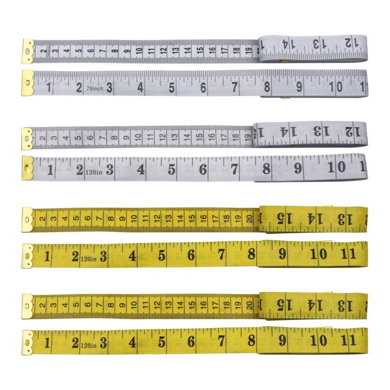 Tape ruler soft ruler three circumference measuring ruler high precision measuring tape multifunctional measuring waist measuring clothes meter ruler 1.5 meter ruler