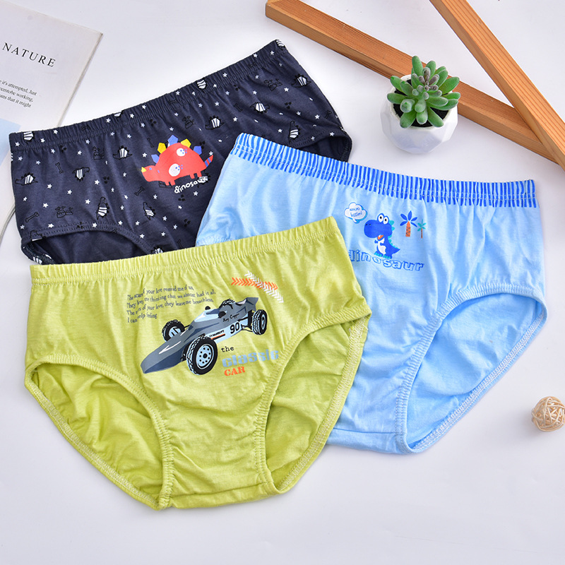 Single Special Offer Children's Underwear Boys' Briefs Cartoon Cotton Underwear Cotton Underwear Children's Underwear