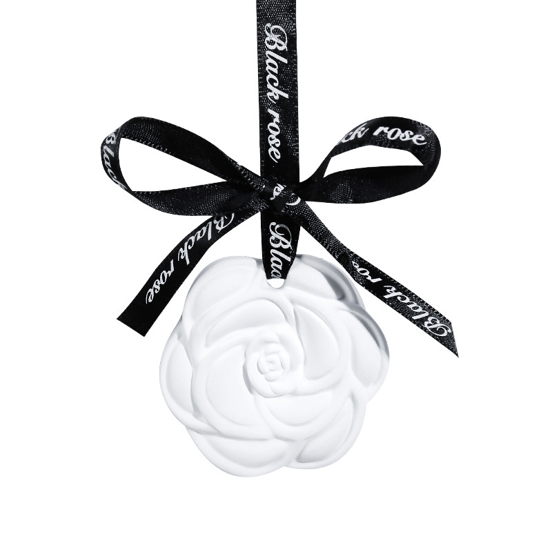 Wardrobe Aromatherapy Camellia Girl's Household Bedroom Room Indoor Wardrobe Lasting Fragrance Gypsum Fragrance Pendant