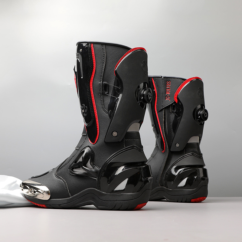 Cross-border supply cycling shoes men's motorcycle commuter Four Seasons anti-fall non-slip off-road motorcycle racing shoes Road boots
