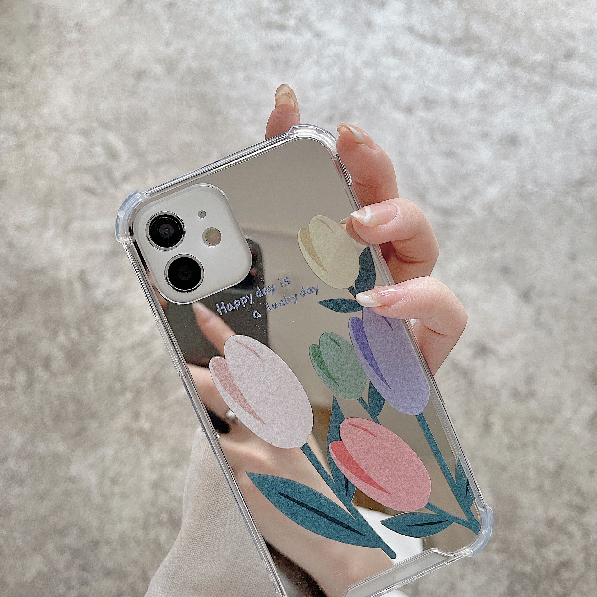 小米14適用知泰iphone15鏡面蘋果13/14華為mate60手機殼50/40Pro