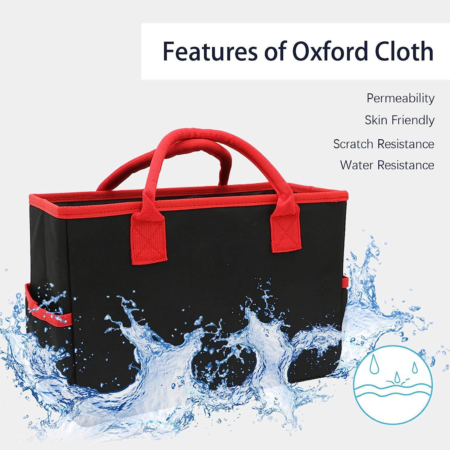 Amazon Hot Selling Stationery Office Storage Bag Oxford Cloth Gardening Trim Tool Bag Home Sundries Storage Bag