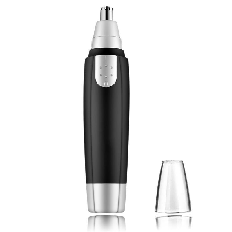 Spring smile electric nose hair trimmer men's shaving nose hair remover nose hair scissors trimming female nose one-piece delivery