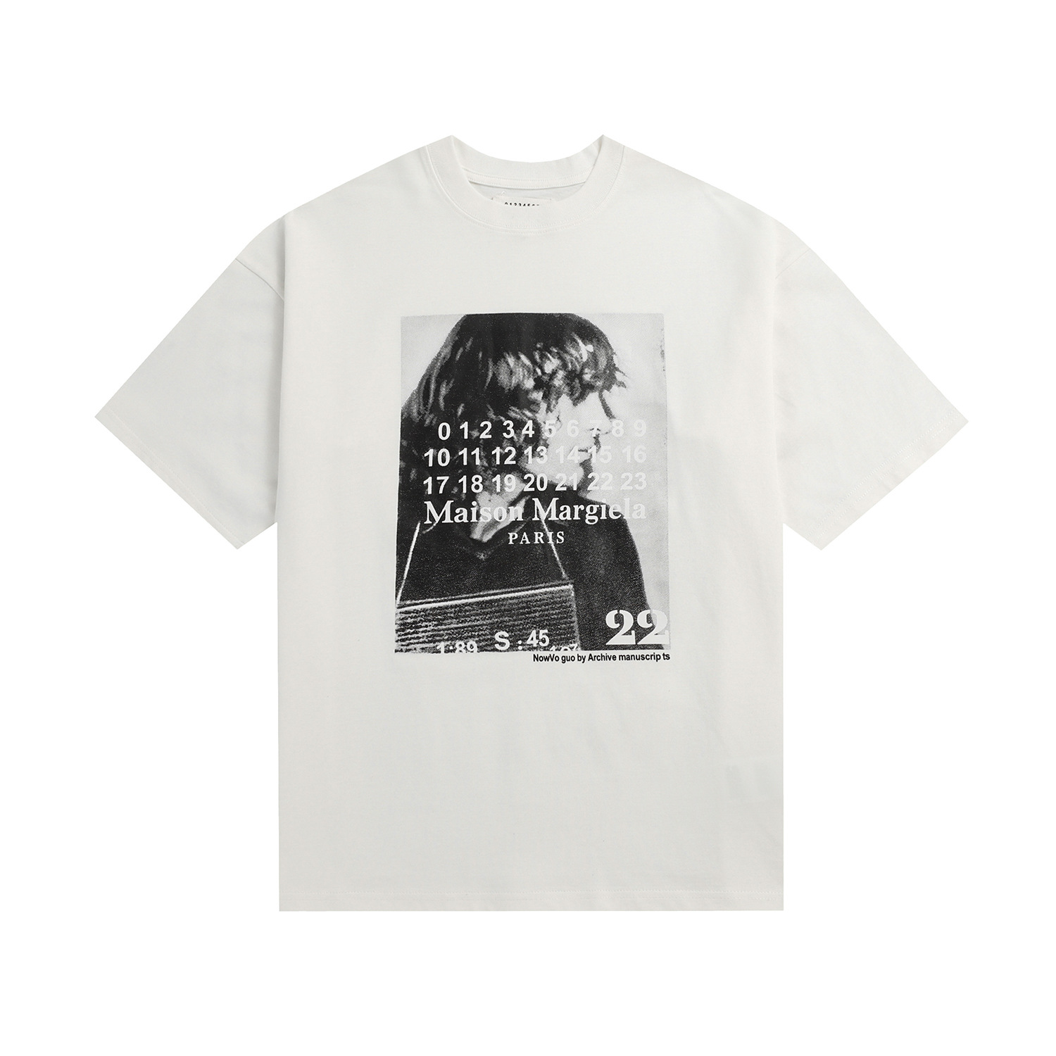 thumbnail for Cross-border exclusive Maison Margiela MM6 cotton double yarn men's T-shirt short sleeve high quality stock