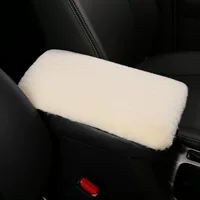 Трансграничная имитация кролика плюшевый автомобильный подлокотник коробка коврик внутренний центральный подлокотник крышка коробки коврик для рук защитный коврик автомобильные принадлежности
