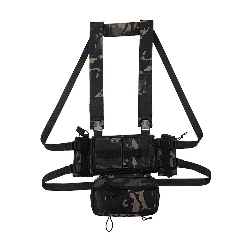 MK3 Outdoor Tactical Vest Multifunctional Sports Chest Hanging Quick-drying Waterproof Camouflage Vest Bellyband Military Fan Training Clothing