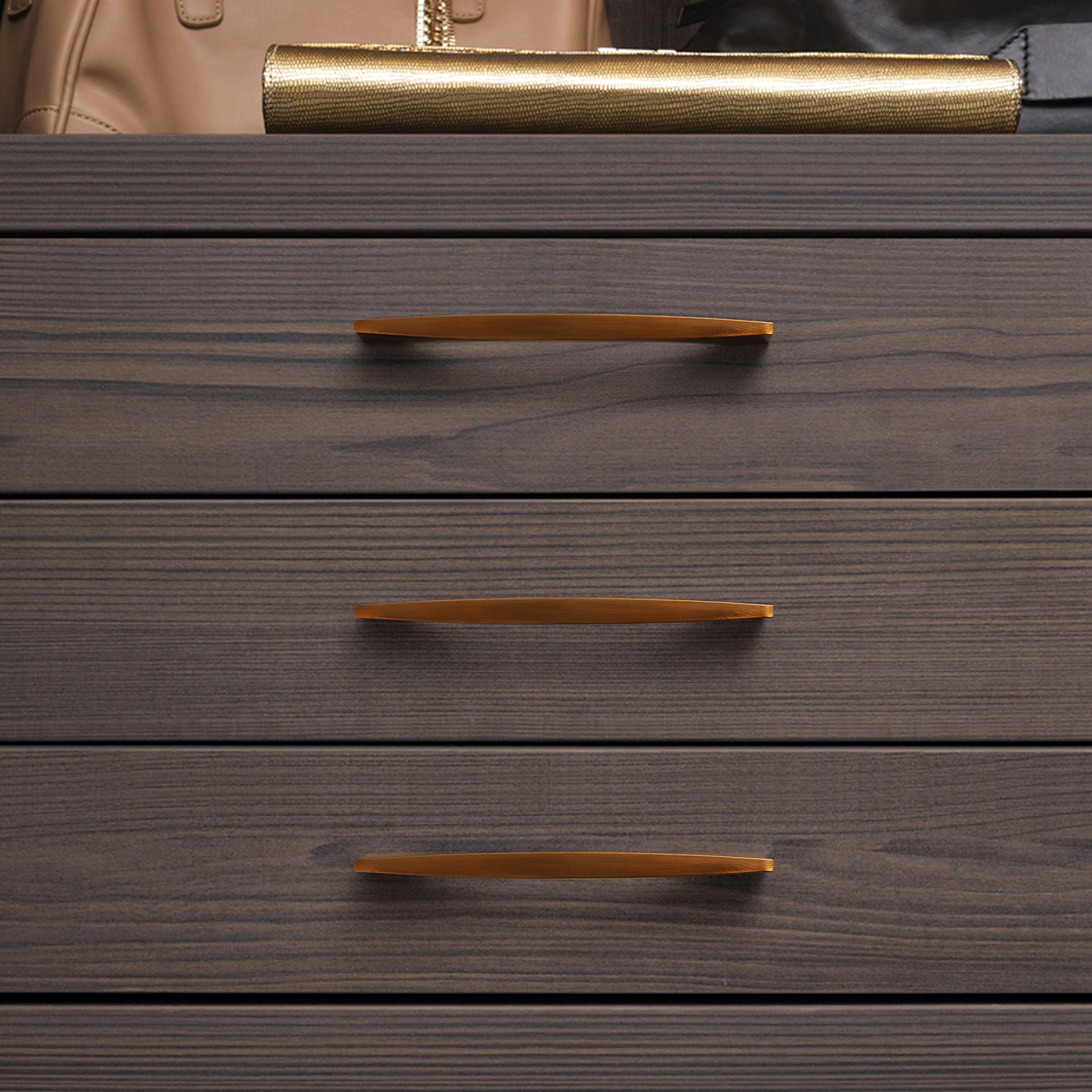 New Solid Modern Simple Cabinet Wardrobe Drawer Shoe Cabinet Furniture Hardware Handle Wardrobe Aluminum Alloy Handle