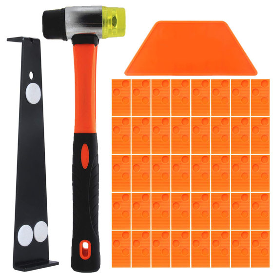 Household wood flooring Installation tool set 43-piece set insert wood flooring Installation