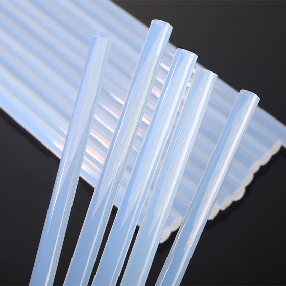 Source manufacturers high sticky white transparent Hot Melt Adhesive stick 7mm11mm aging-resistant EVA environmental protection adhesive strip spot wholesale