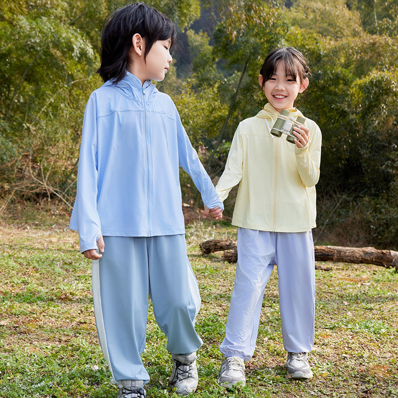 Tmall Children's Cool Breathable Sun Protection Suit Summer UV Protection Cloak Sun Protection Coat Skin Clothes