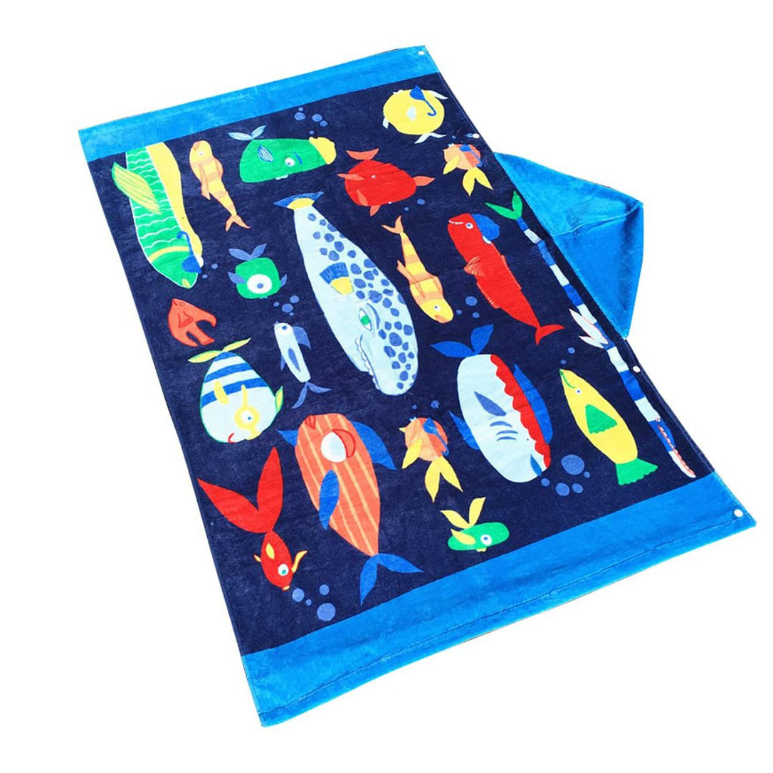 Amazon for Cartoon Printed Children's Hooded Bath Towel Large Wearable Absorbent Cloak Bath Towel Children's Beach Towel