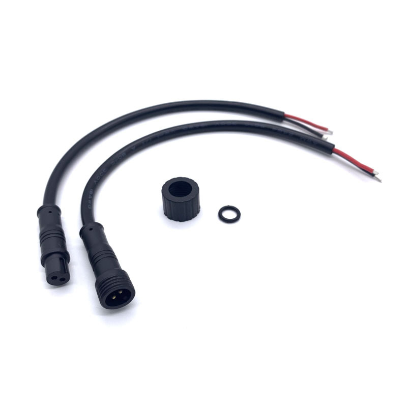 Waterproof plug male and female butt socket quick connect car outdoor LED rainproof connector 234 core connector power cord