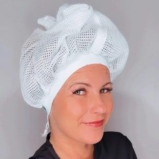 In stock day Hair Net Plopping Cap For Drying Curly Hair Curly Hair mesh Cap