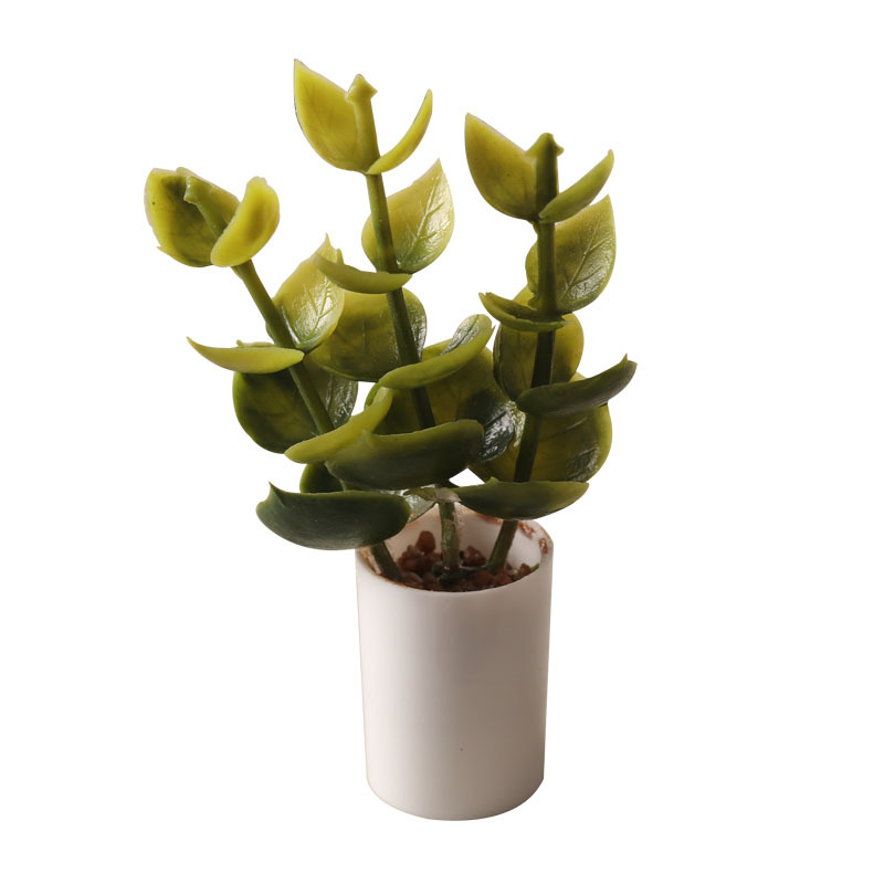 Miniature model plant green plant pot mini Model 1:12 points doll house ob11 bjd play house scene