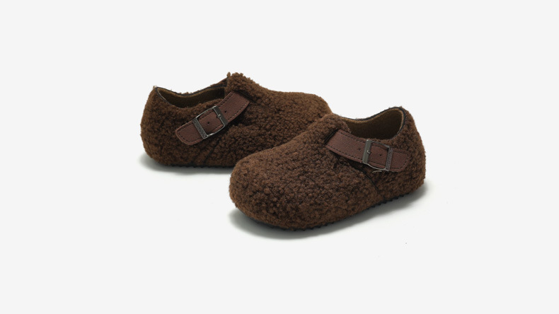 RUIZUSTOCK rudens un ziemas jauni bērnu korķa plīša apavi silti zēnu ikdienas apavi ar flīsa oderi meiteņu kokvilnas apavi_voghion.com