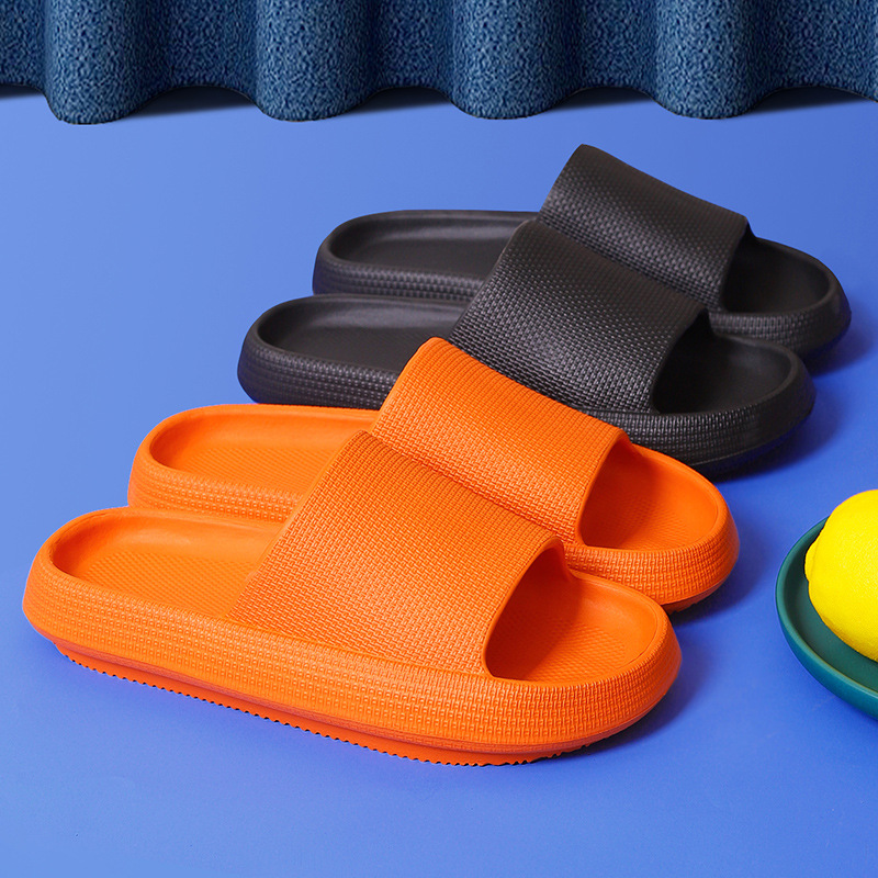 Men's Home Slippers Home Slippers Home Slippers Women's Wholesale Summer Indoor Non-Slip Thickened Shoes